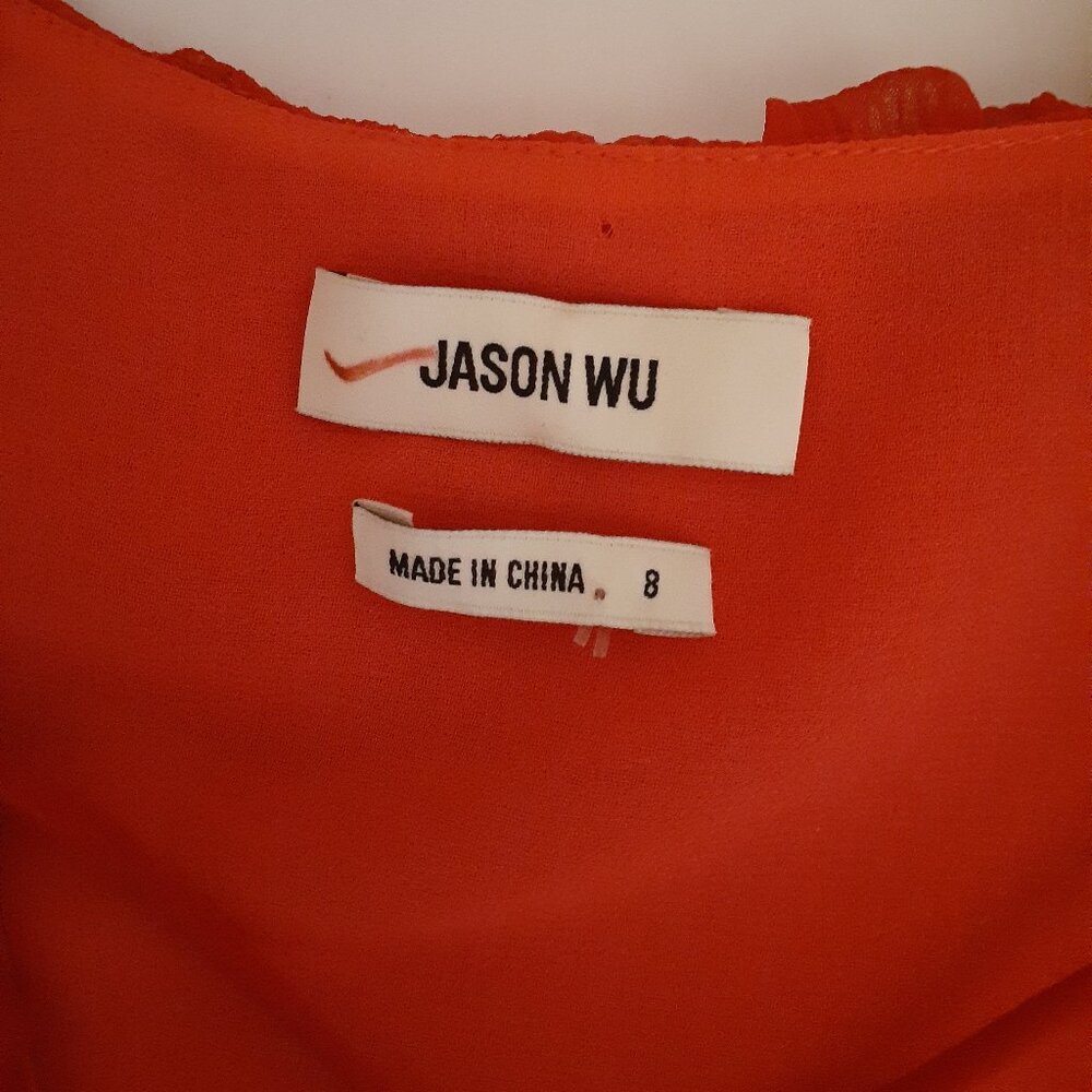 Jason Wu Ruffle Front Blouse - Picture 3 of 9